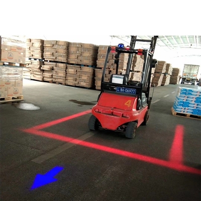 Safety Boundary Area Light Reverse Range Indication Wide Curved Straight Line Red And Blue Light 12-80V