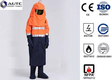 L Complete Production Line 55 cal Arc Flash Proof Personal Protective Equipment Suit For ASTM F195