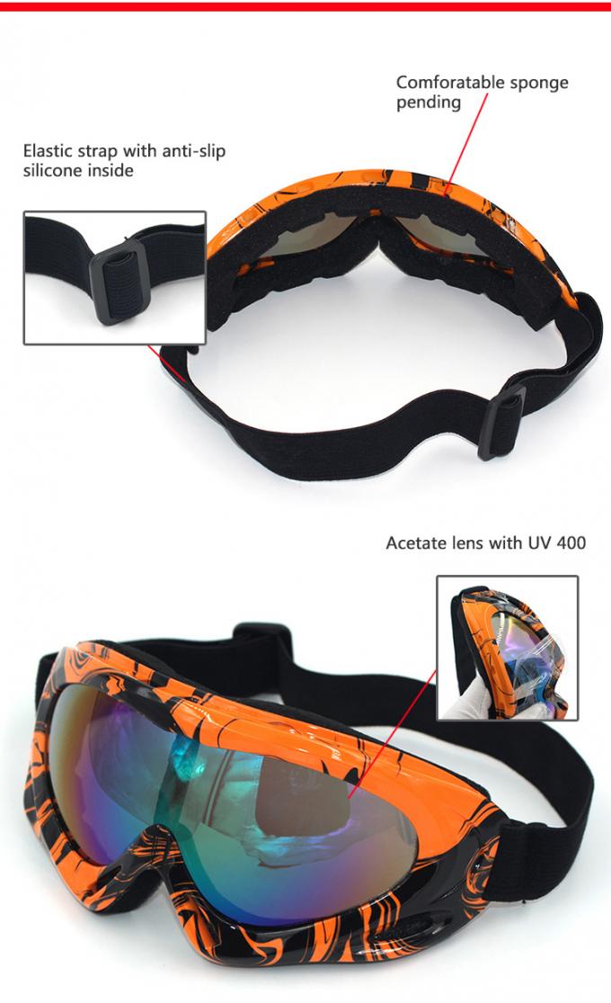 Bicicleta da sujeira do Eyewear de Protactive Scrooter da segurança UV400 que compete óculos de proteção