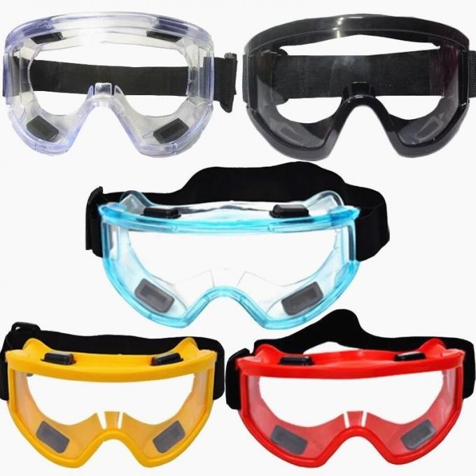 Os vidros de segurança cancelam óculos de proteção de alto impacto da proteção do laboratório