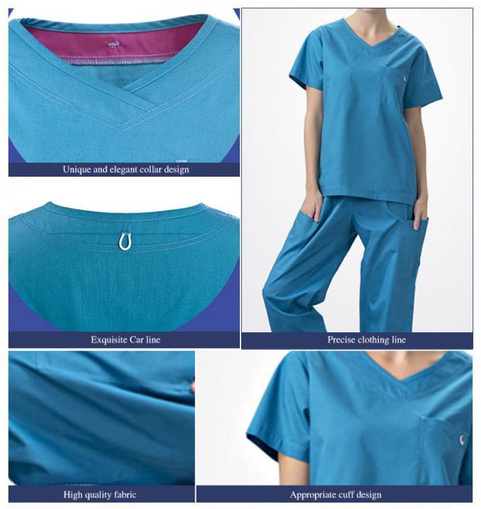 Workwear uniforme da enfermeira do pessoal médico dos projetos da enfermeira elegante