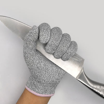 HPPE PU revestido Luvas de trabalho de segurança resistentes a cortes Nível 5 Luvas anti-corte para construção